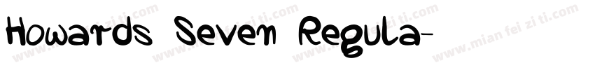 Howards Seven Regula字体转换